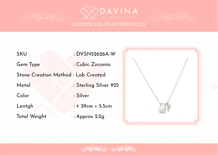 DAVINA Ladies Soveila Necklace Silver Color S925