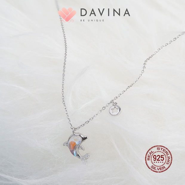 Davina Ladies Whalen Necklace Sterling Silver 925