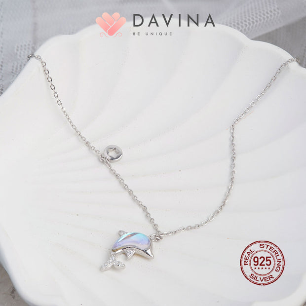 Davina Ladies Whalen Necklace Sterling Silver 925