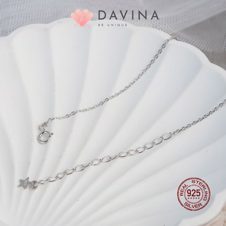 Davina Ladies Whalen Necklace Sterling Silver 925