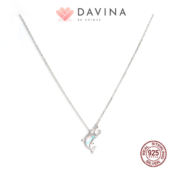 Davina Ladies Whalen Necklace Sterling Silver 925