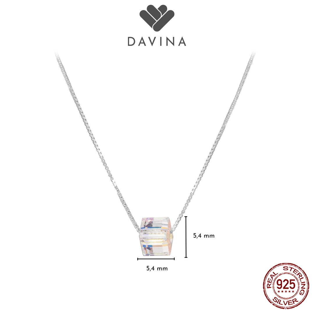 DAVINA Ladies Akiko Necklace Sterling Silver 925
