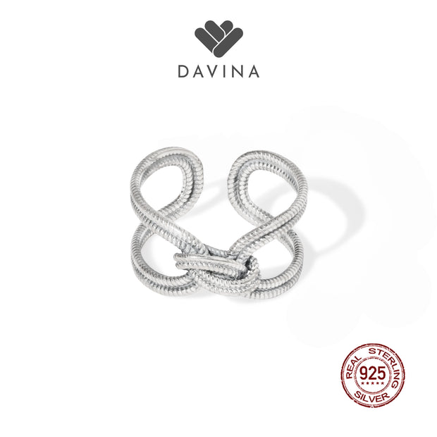 DAVINA Ladies Diella Ring Sterling Silver 925