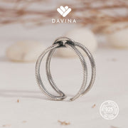 DAVINA Ladies Diella Ring Sterling Silver 925