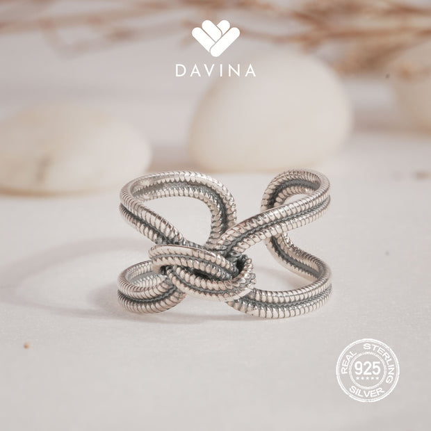 DAVINA Ladies Diella Ring Sterling Silver 925