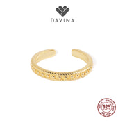 DAVINA Ladies Gerins Ring Gold Color Sterling Silver 925