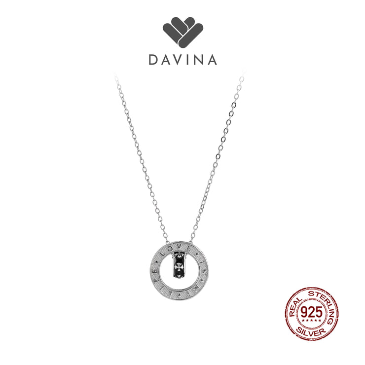 DAVINA Ladies Madelyn Necklace Sterling Silver 925