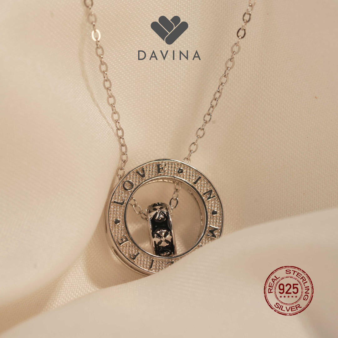 DAVINA Ladies Madelyn Necklace Sterling Silver 925