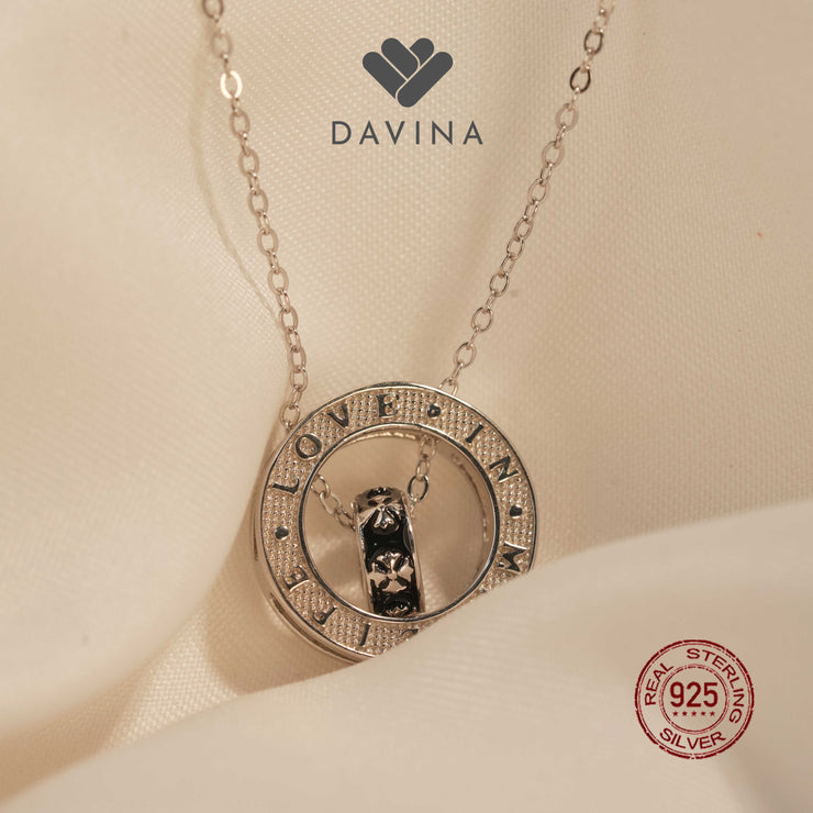 DAVINA Ladies Madelyn Necklace Sterling Silver 925