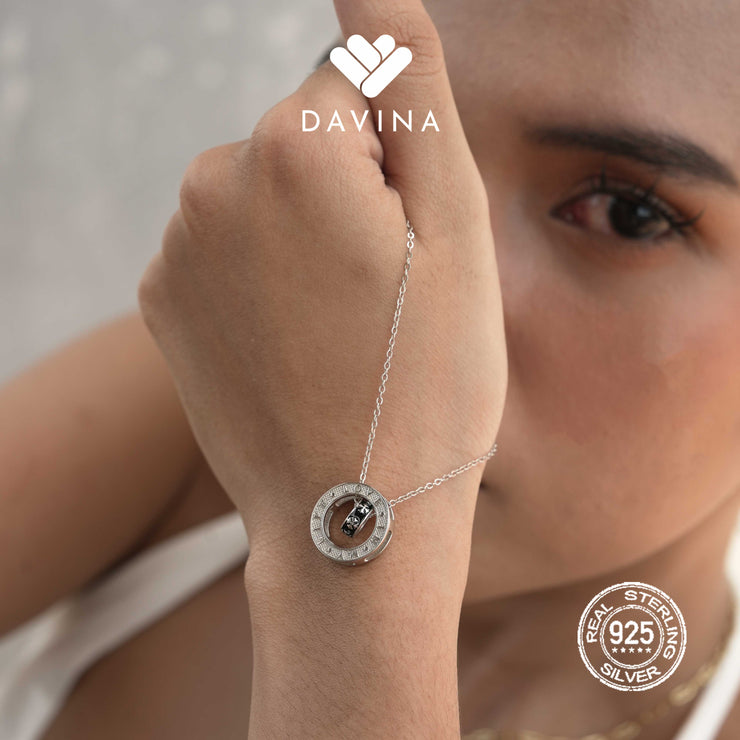 DAVINA Ladies Madelyn Necklace Sterling Silver 925