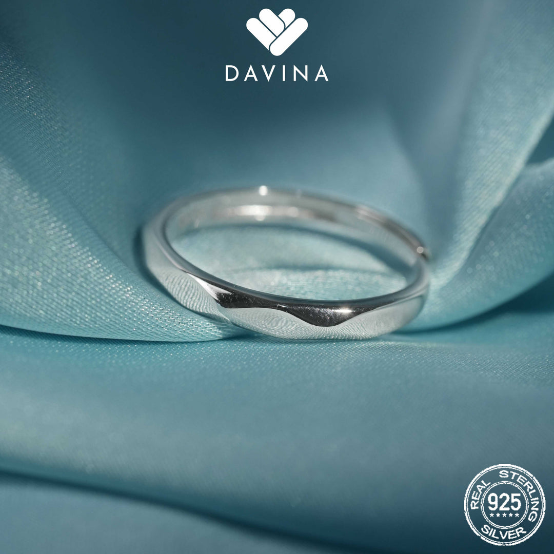 DAVINA Couple Cellos Clerines Rings Sterling Silver 925