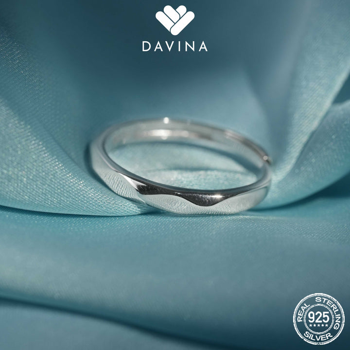 DAVINA Couple Cellos Clerines Rings Sterling Silver 925