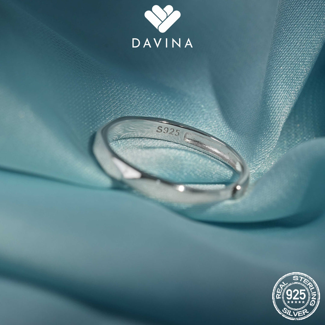 DAVINA Couple Cellos Clerines Rings Sterling Silver 925