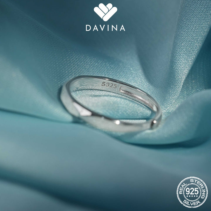 DAVINA Couple Cellos Clerines Rings Sterling Silver 925