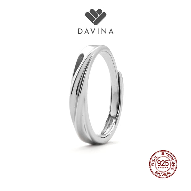 DAVINA Couple Evan Zeline Rings Sterling Silver 925