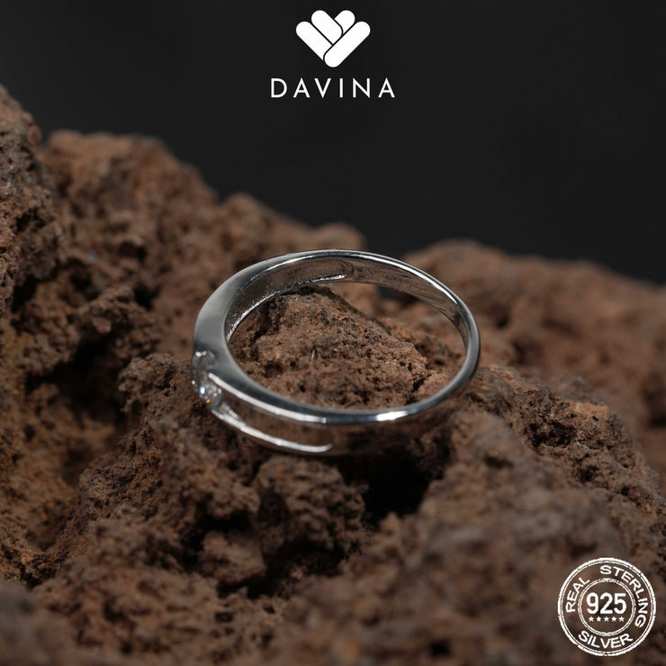 DAVINA Men Mario Ring Sterling Silver 925