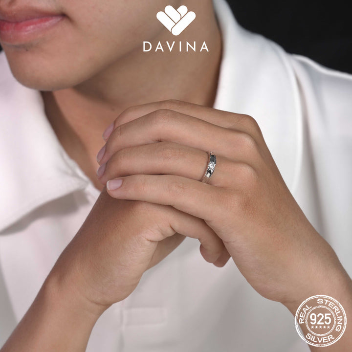 DAVINA Men Mario Ring Sterling Silver 925