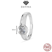 DAVINA Men Mario Ring Sterling Silver 925