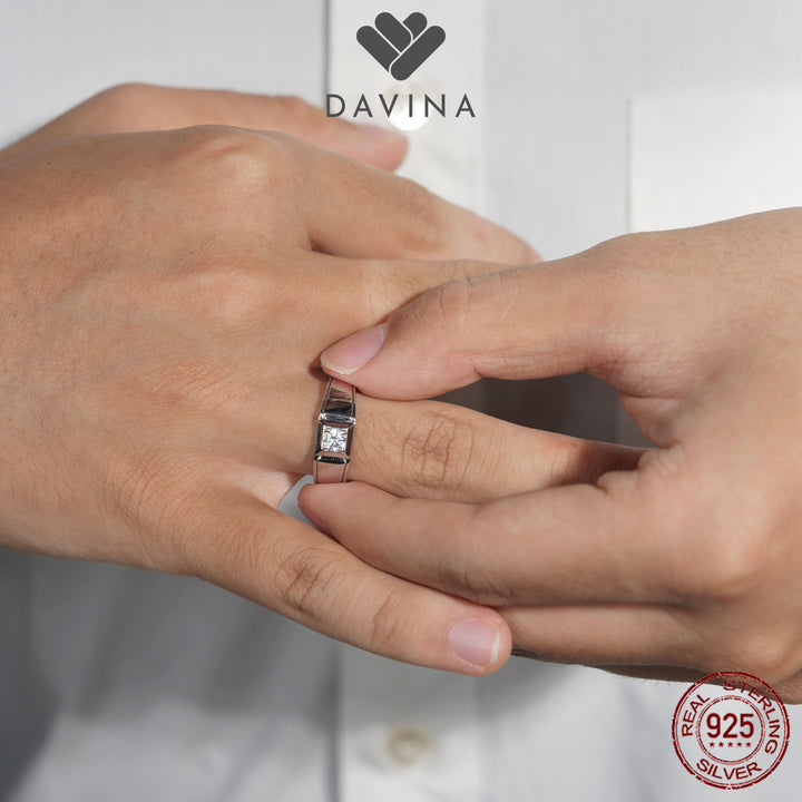 DAVINA Men James Ring Sterling Silver 925