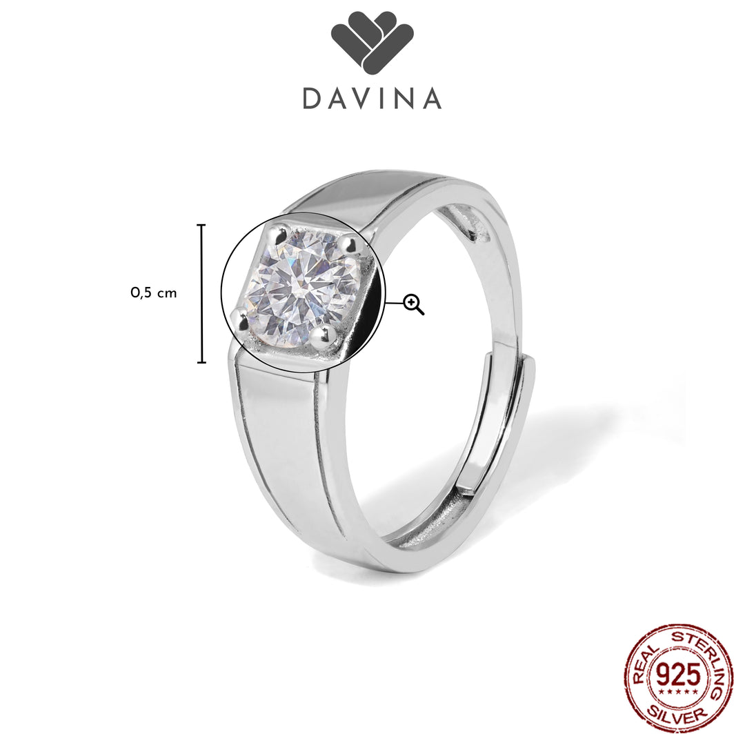 DAVINA Men James Ring Sterling Silver 925
