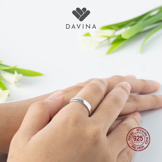 DAVINA Men Daven Ring Sterling Silver 925