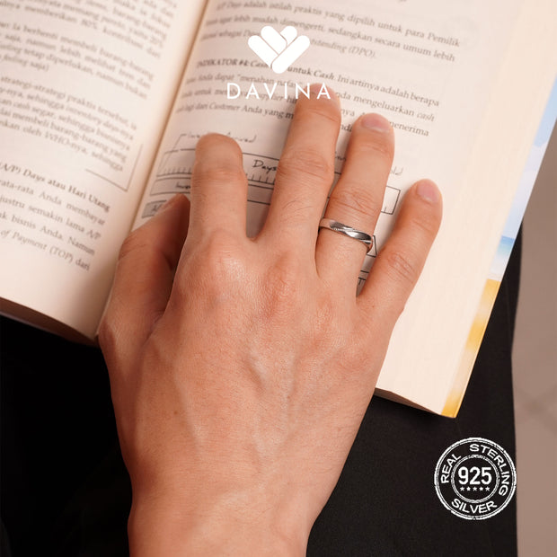 DAVINA Men Andrew Ring Sterling Silver 925