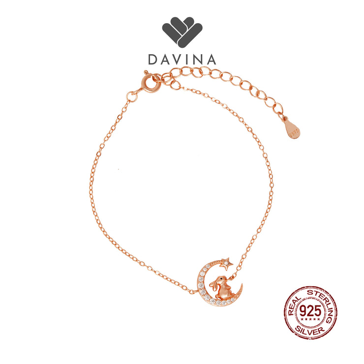 DAVINA Ladies Chinese Zodiac Bracelet Rose Gold Color S925