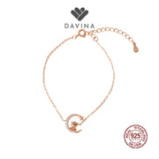 DAVINA Ladies Chinese Zodiac Bracelet Rose Gold Color S925