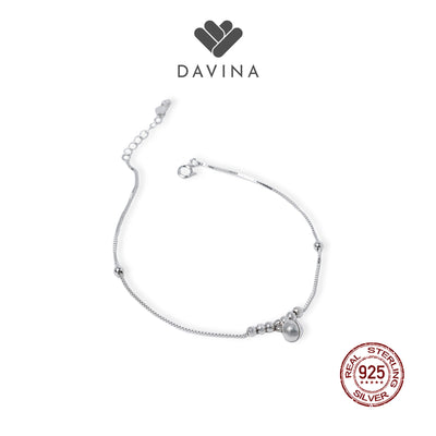 DAVINA Ladies Ellen Anklet Sterling Silver 925