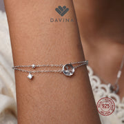 DAVINA Ladies Ginella Bracelet Sterling Silver 925