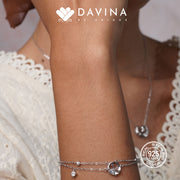 DAVINA Ladies Ginella Bracelet Sterling Silver 925