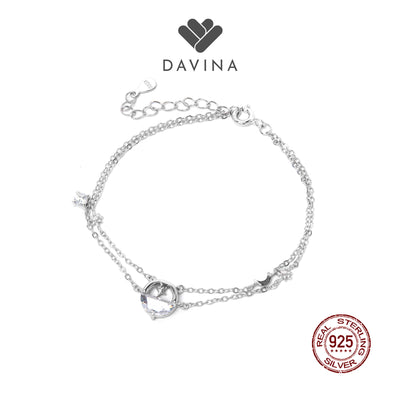 DAVINA Ladies Ginella Bracelet Sterling Silver 925