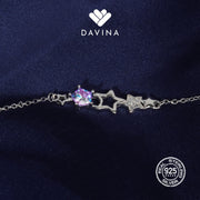 DAVINA Ladies Estrella Bracelet Silver Color Sterling Silver 925