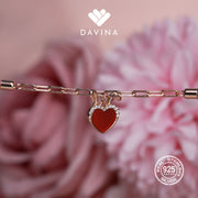 DAVINA Ladies Soona Bracelet Rose Gold Color Sterling Silver 925