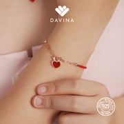 DAVINA Ladies Soona Bracelet Rose Gold Color Sterling Silver 925