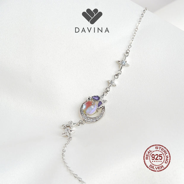 DAVINA Ladies Moonlight Bracelet Sterling Silver 925