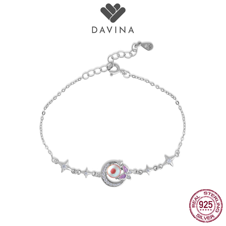 DAVINA Ladies Moonlight Bracelet Sterling Silver 925