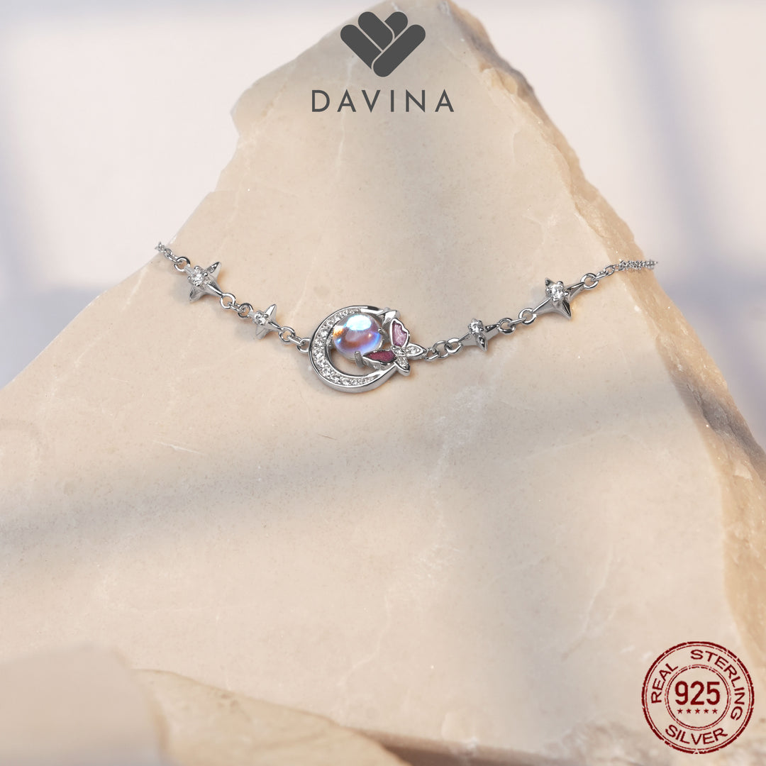 DAVINA Ladies Moonlight Bracelet Sterling Silver 925