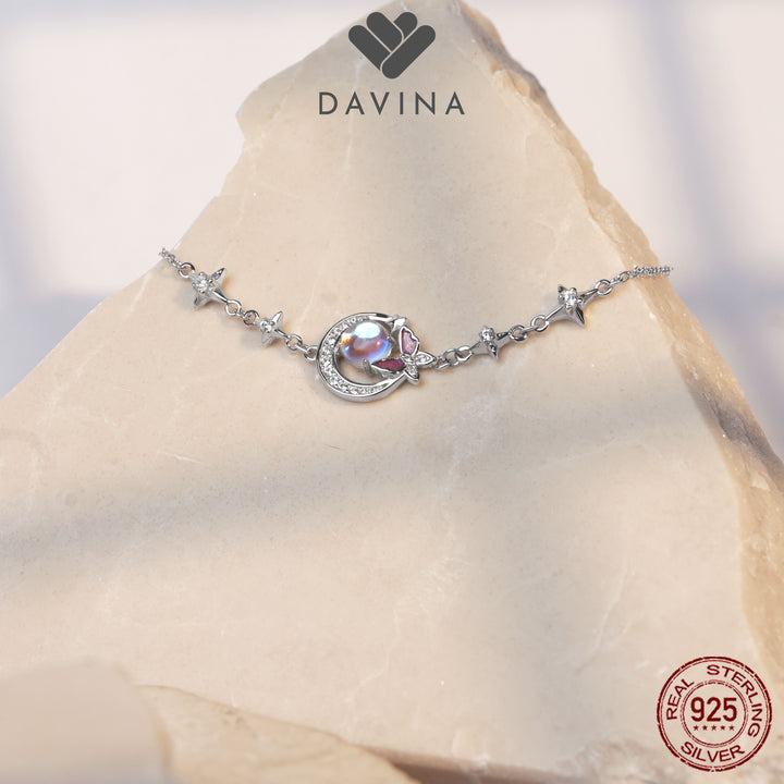 DAVINA Ladies Moonlight Bracelet Sterling Silver 925