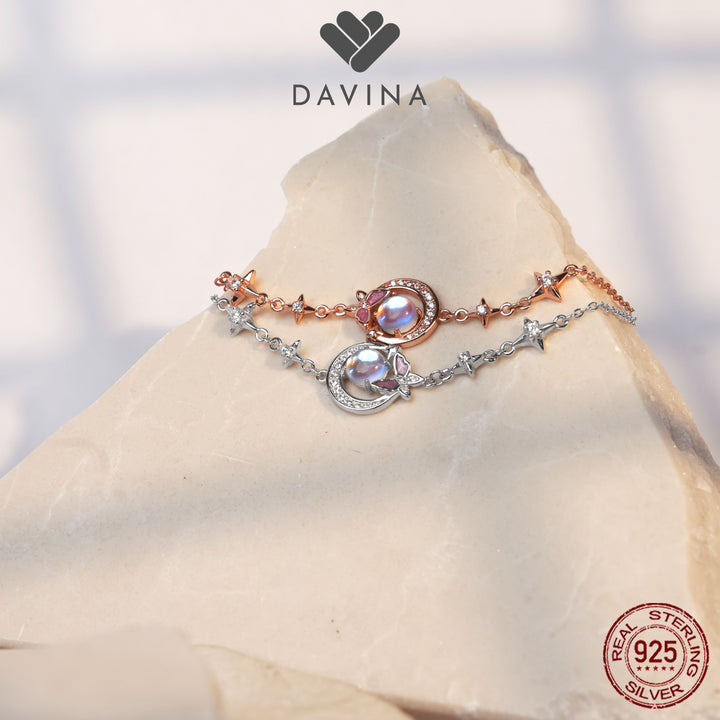 DAVINA Ladies Moonlight Bracelet Sterling Silver 925