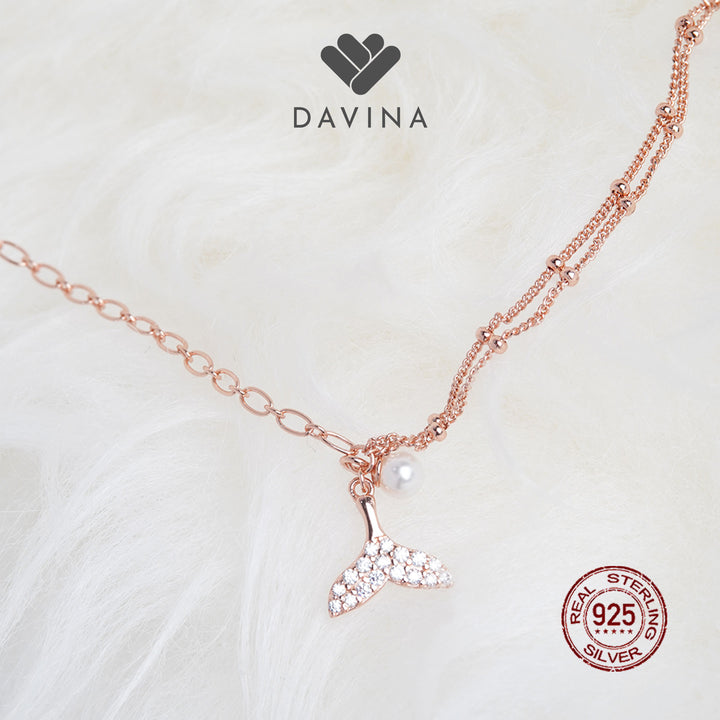 DAVINA Ladies Camilo Bracelet Rose Gold Plated Sterling Silver 925