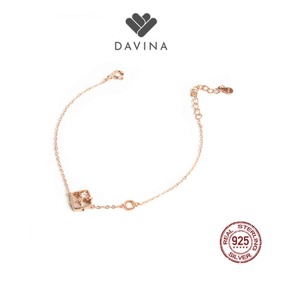 DAVINA Ladies Adiel Bracelet Rose Gold Color Sterling Silver 925