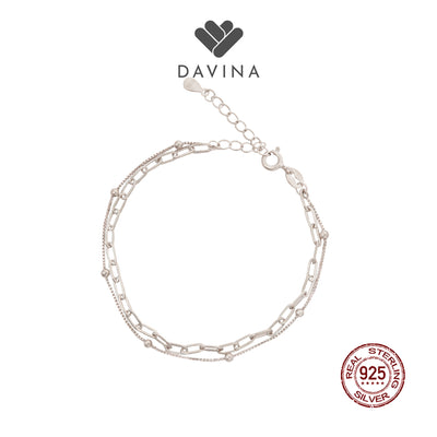 DAVINA Ladies Talitha Bracelet Silver Color S925