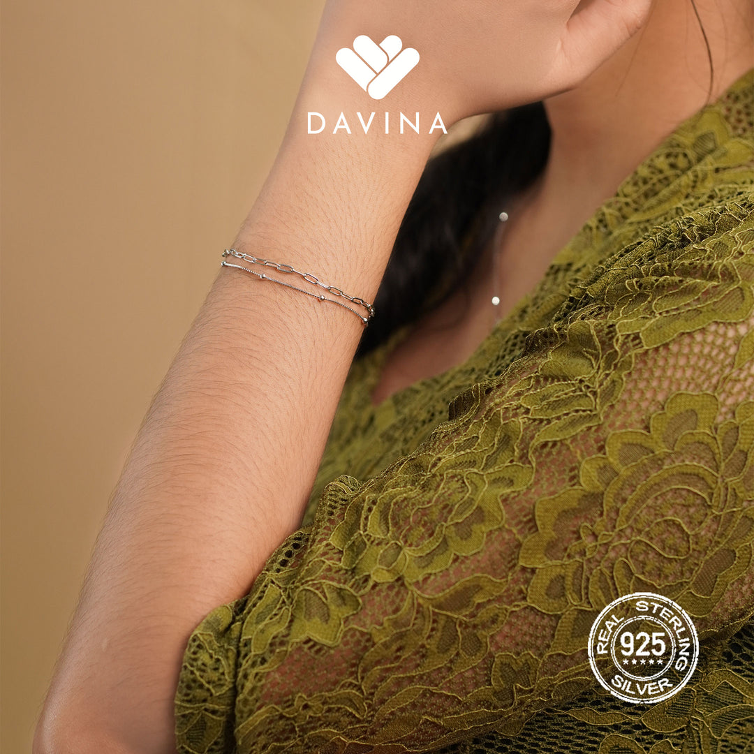 DAVINA Ladies Talitha Bracelet Sterling Silver 925