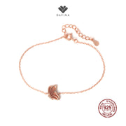 Davina Ladies Charlotte Bracelet Rose Gold Color Sterling Silver 925