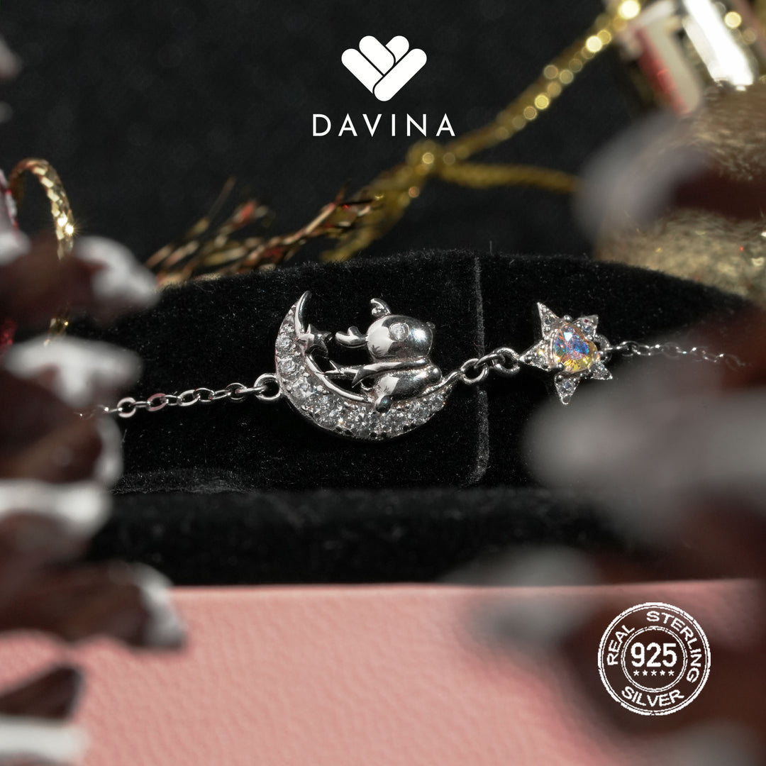 DAVINA Ladies Glorya Bracelet Sterling Silver 925