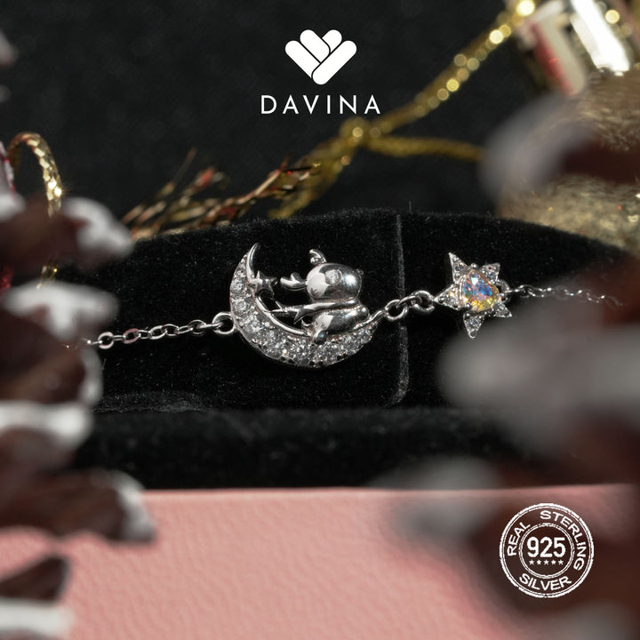 DAVINA Ladies Glorya Bracelet Sterling Silver 925