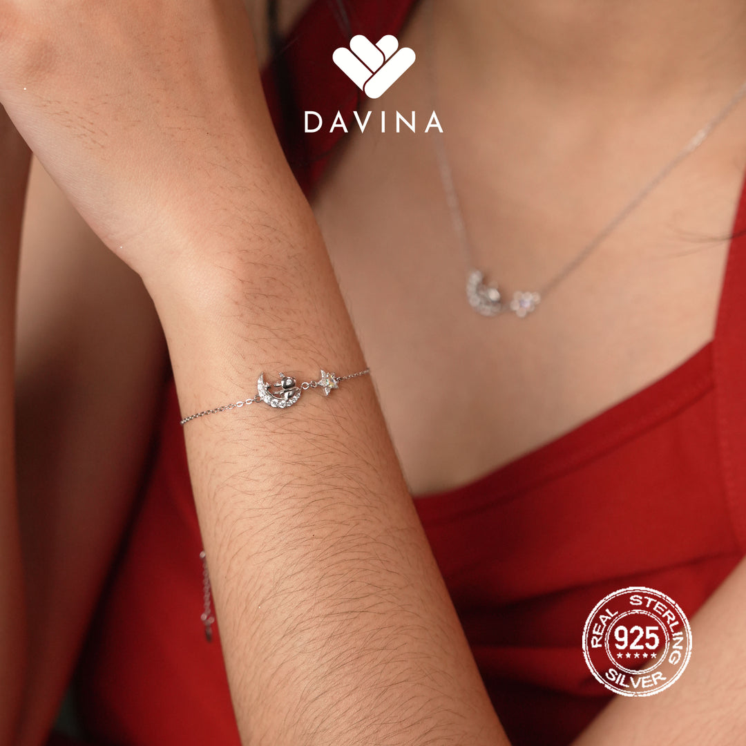 DAVINA Ladies Glorya Bracelet Sterling Silver 925