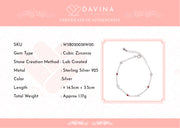 DAVINA Ladies Amoris Bracelet Silver Color S925