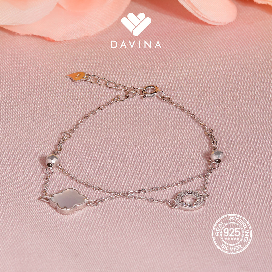 DAVINA Ladies Vleora Bracelet Sterling Silver 925